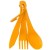 Набор столовых приборов SEA TO SUMMIT Delta Cutlery Set (Orange)